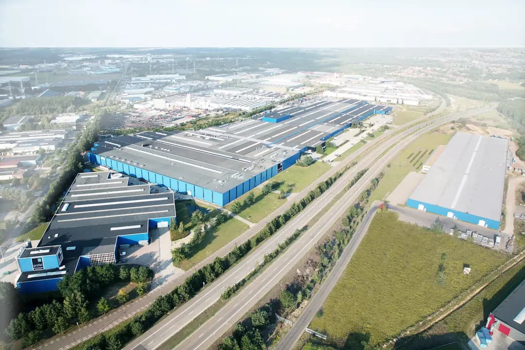 Usine Profel vue du ciel